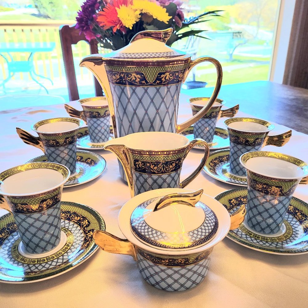 Versace Coffee Set 9 pieces